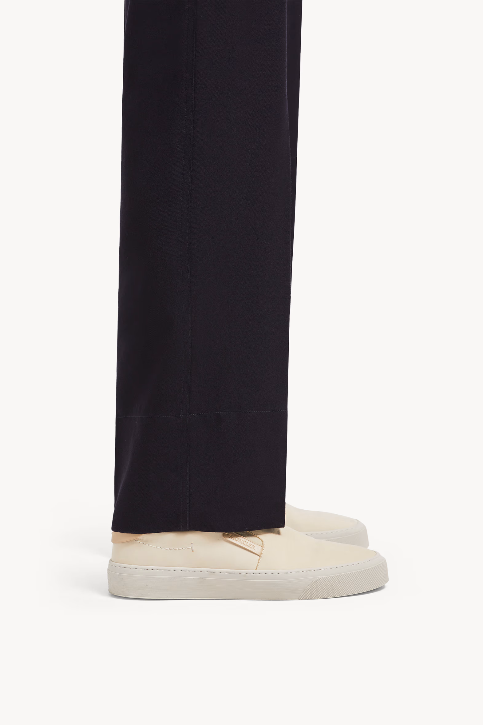 Zapatillas de piel Monclub Hombre Beige Claro Moncler 2